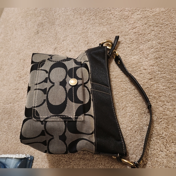 COACH SIGNATURE JACQUARD LEGACY Shoulder bag - Picture 4 of 11